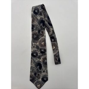 Fratelli 100% Silk Handmade in Italy Abstract Burst Pattern Men's Neck Tie